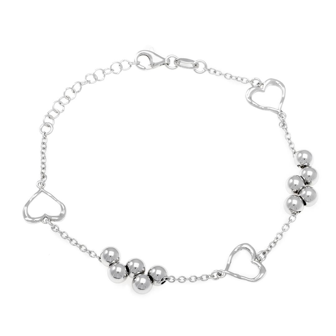 Silvex | B1800045 | BRACCIALI PALLINA CUORE