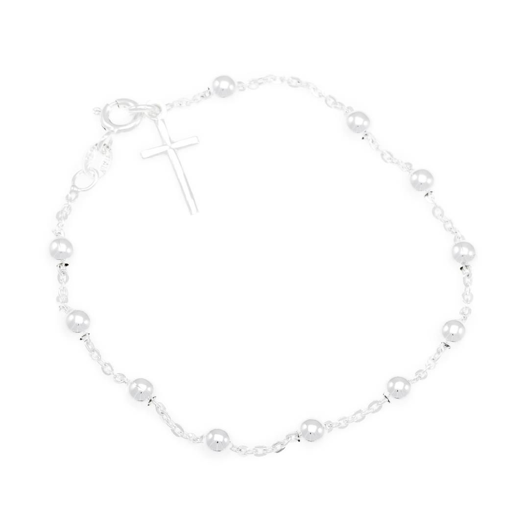 Silvex | B1800390 | BRACCIALI PALLINA RELIGIOSO CROCE