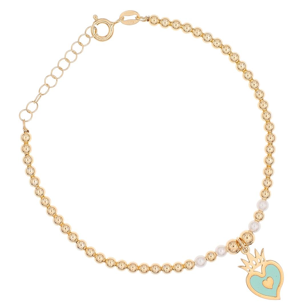 Silvex | B2100915 | BRACCIALI PALLINA CUORE