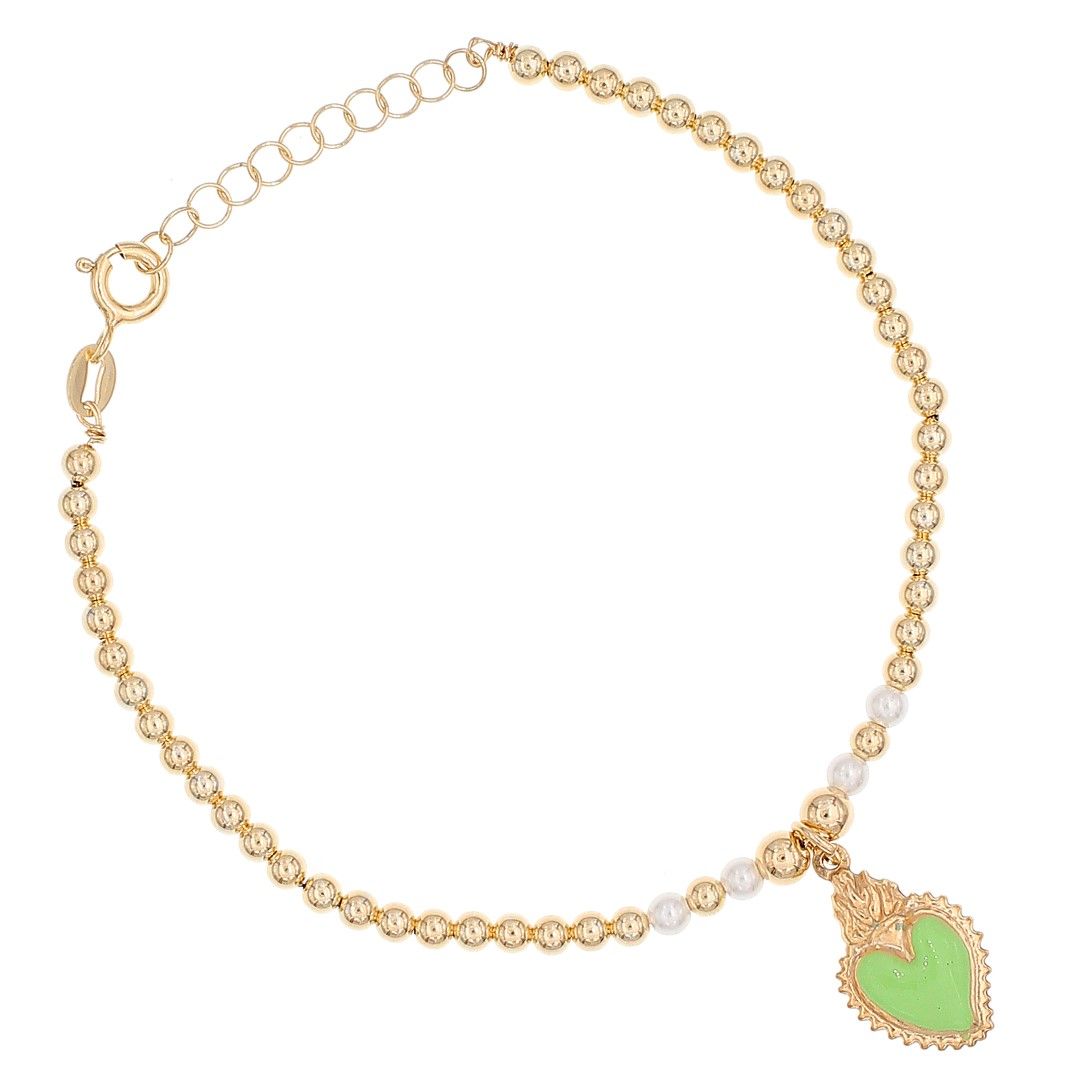 Silvex | B2100918 | BRACCIALI PALLINA CUORE