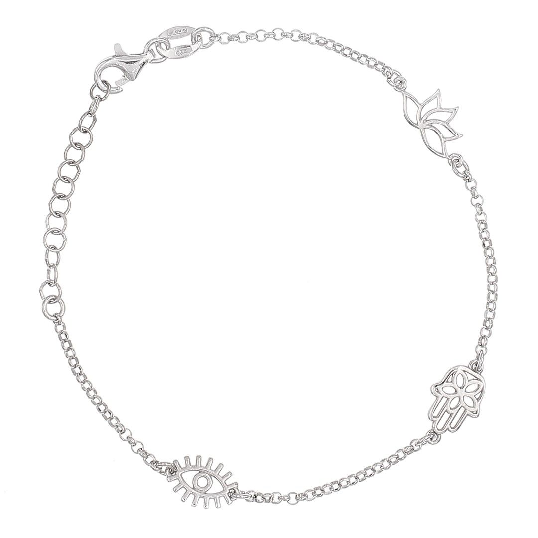 Silvex | B2101445 | BRACCIALI FIORE RELIGIOSO MANO DI FATIMA
