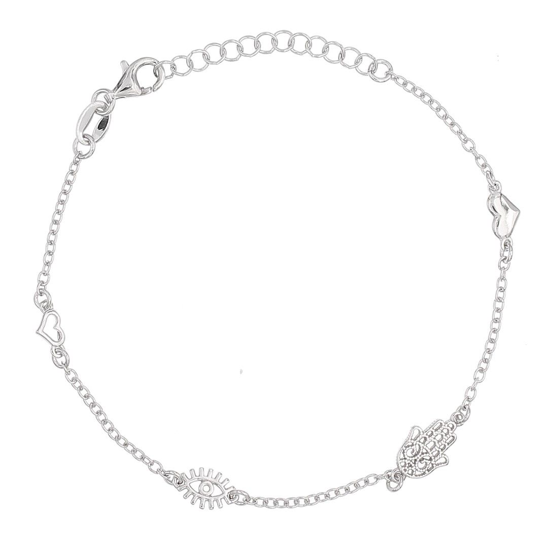 Silvex | B2101447 | BRACCIALI CUORE RELIGIOSO MANO DI FATIMA