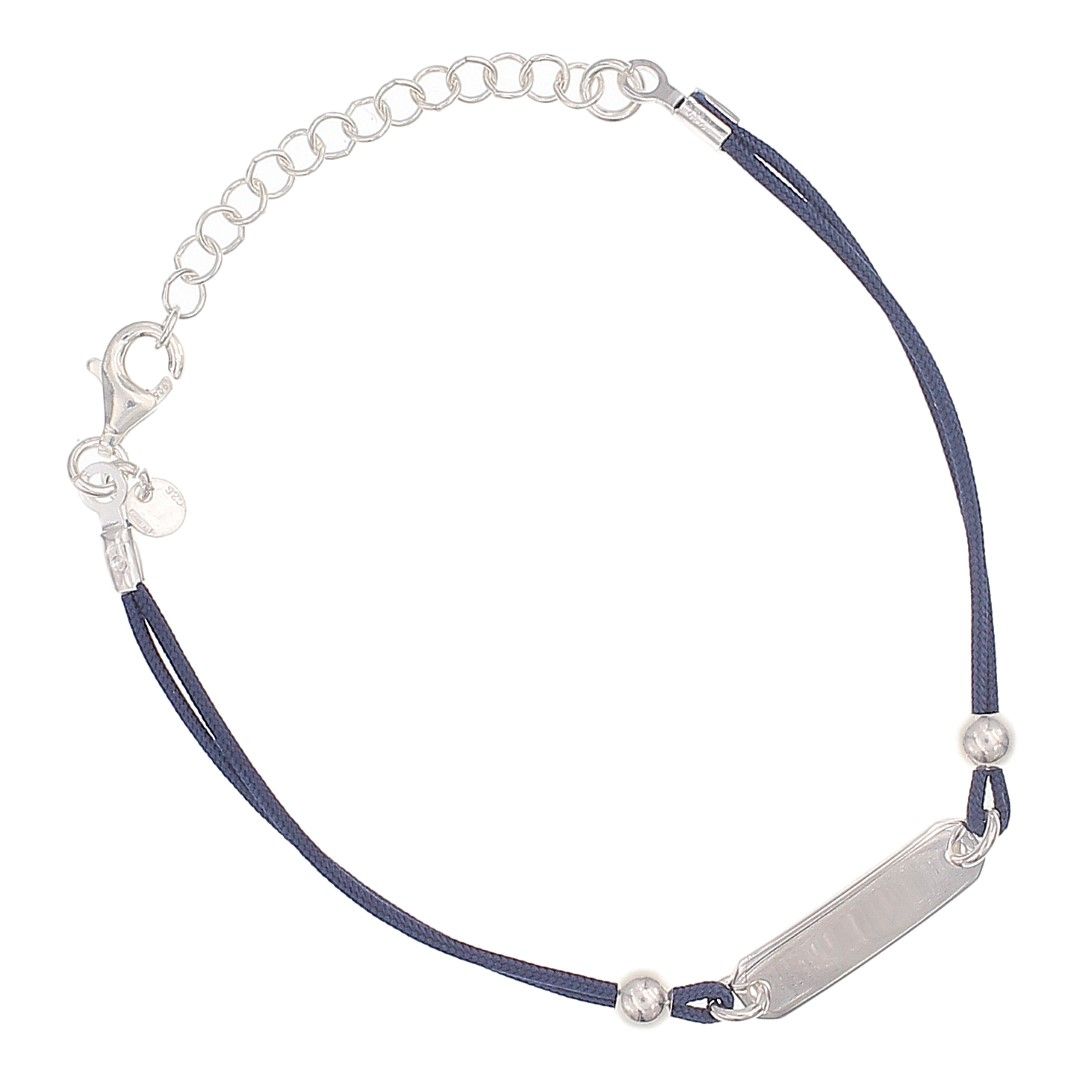 Silvex | B2200010 | BRACELETS ID PLATE CORD