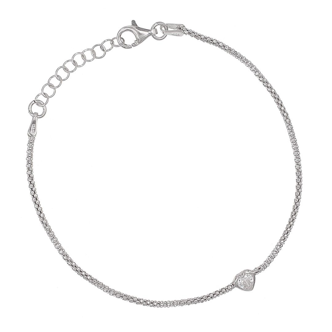 Silvex | B2301103 | BRACCIALI CUORE PUNTI LUCE
