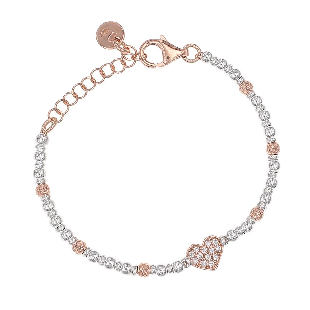 Silvex | B2301110 | BRACCIALI PALLINA CUORE