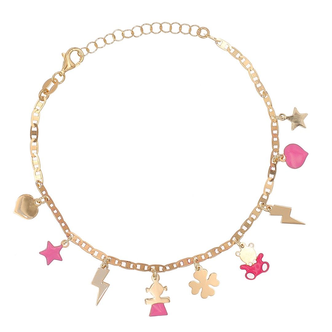 Silvex | B2301316 | BRACCIALI ANIMALE STELLA CUORE QUADRIFOGLIO FAMIGLIA