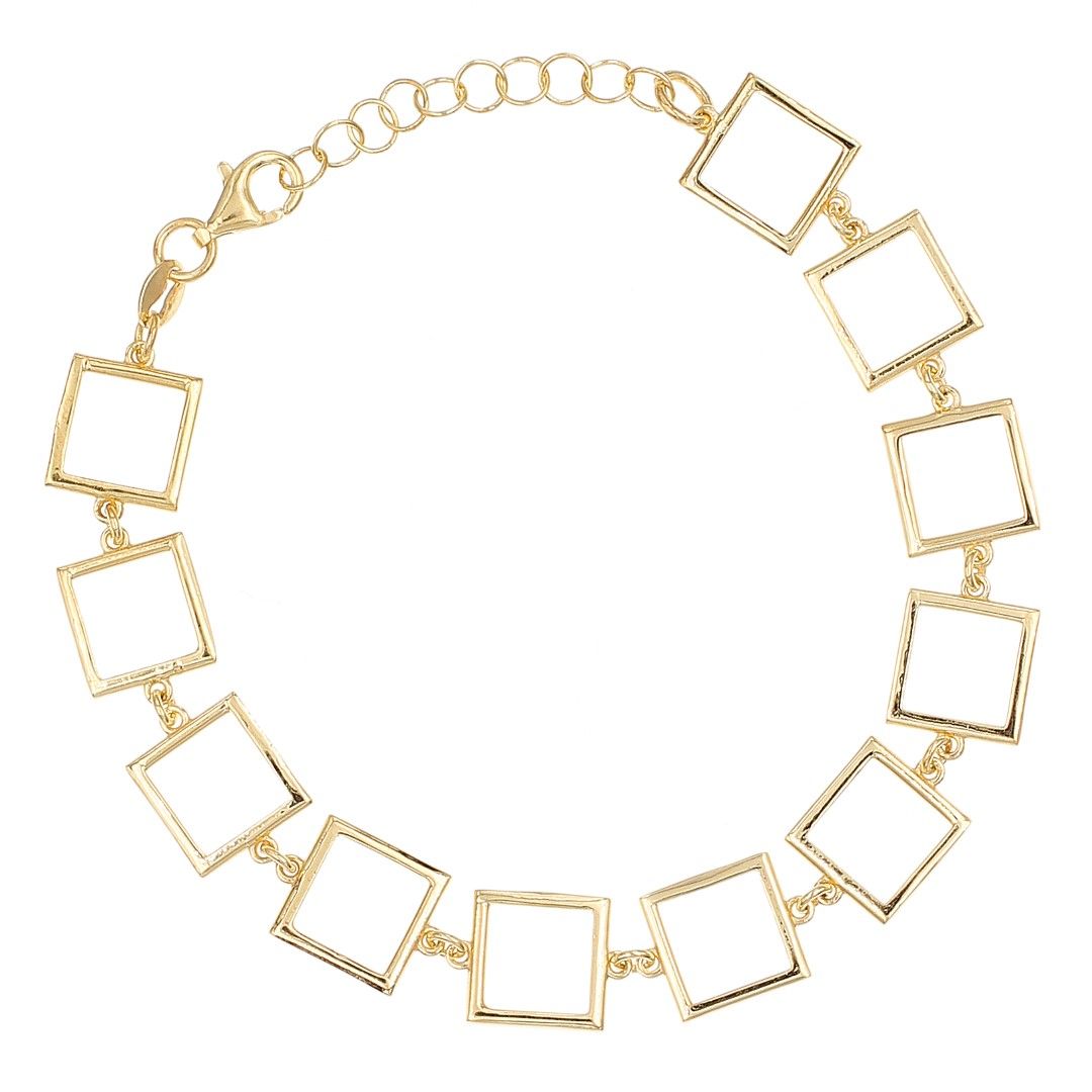 Silvex | B2301840 | BRACCIALI GEOMETRICO QUADRATO