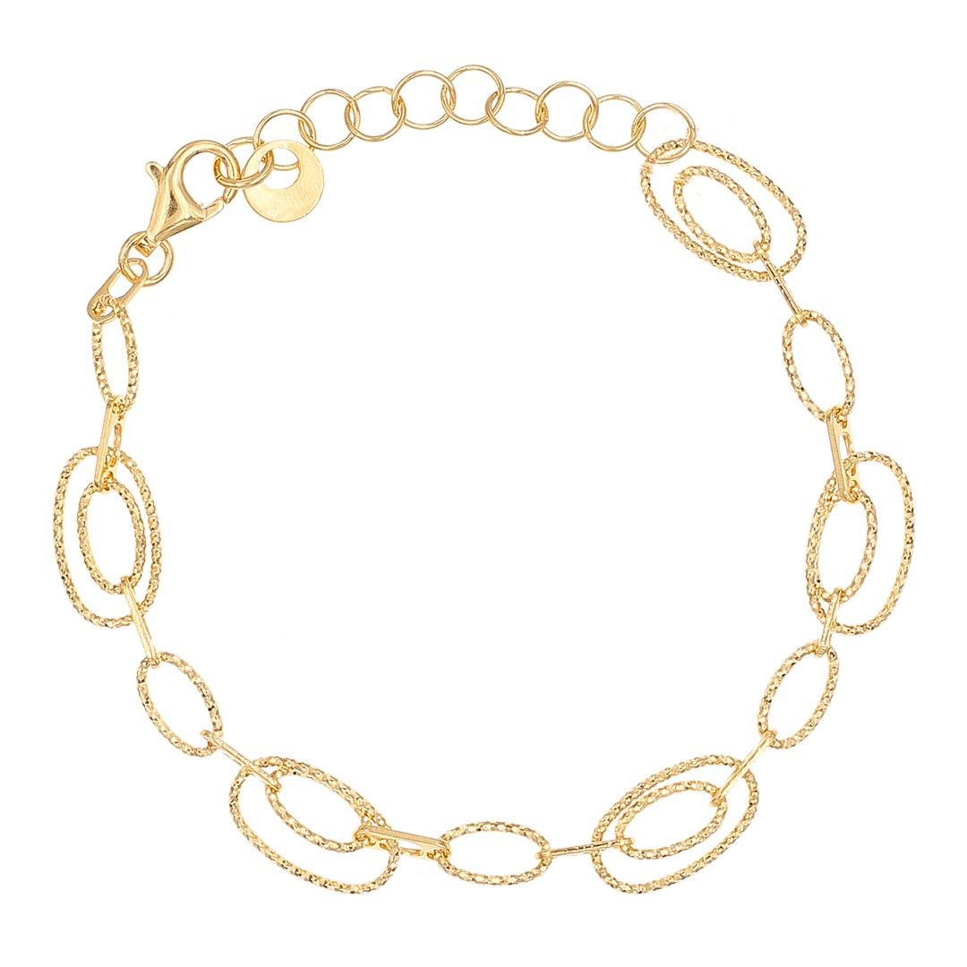 Silvex | B2301925 | BRACCIALI GEOMETRICO LINK OVALE
