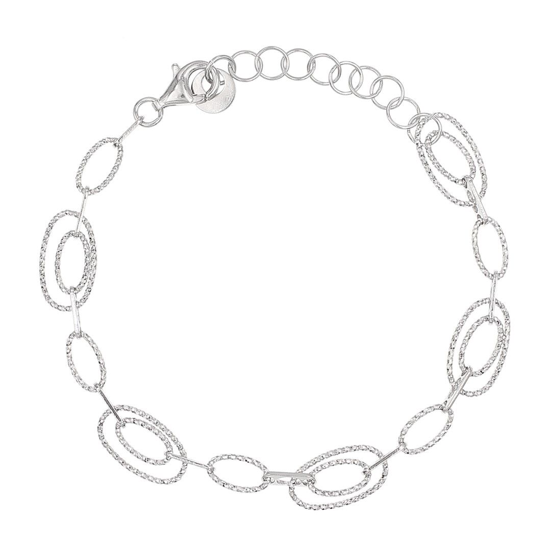 Silvex | B2301926 | BRACCIALI GEOMETRICO LINK OVALE