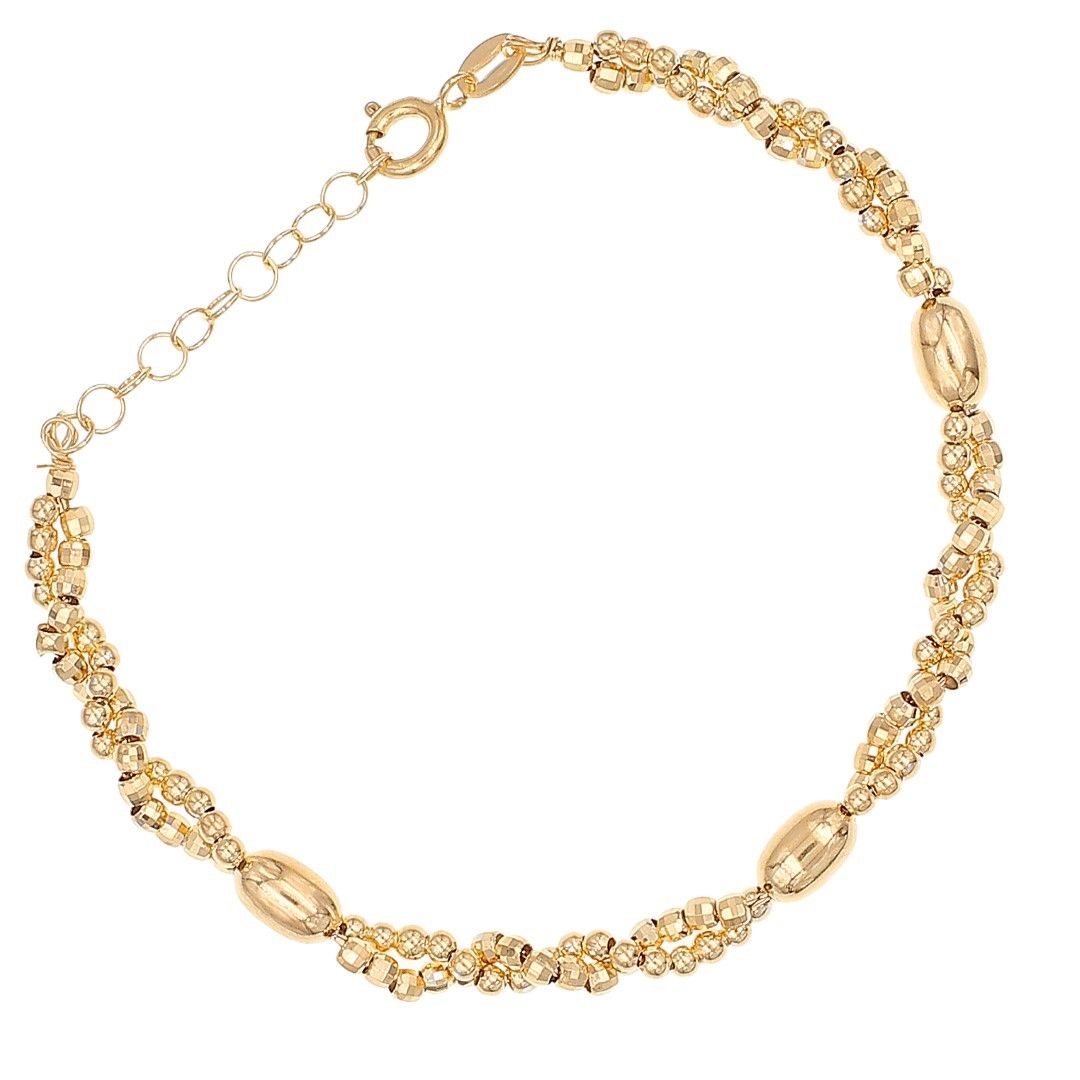 Silvex | B2402143 | BRACCIALI PALLINA OVALE INTRECCIATO