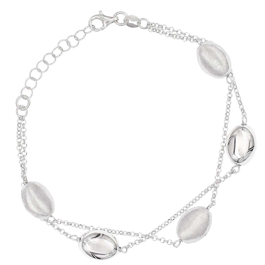 Silvex | B2500223 | BRACCIALI OVALE MULTIFILO