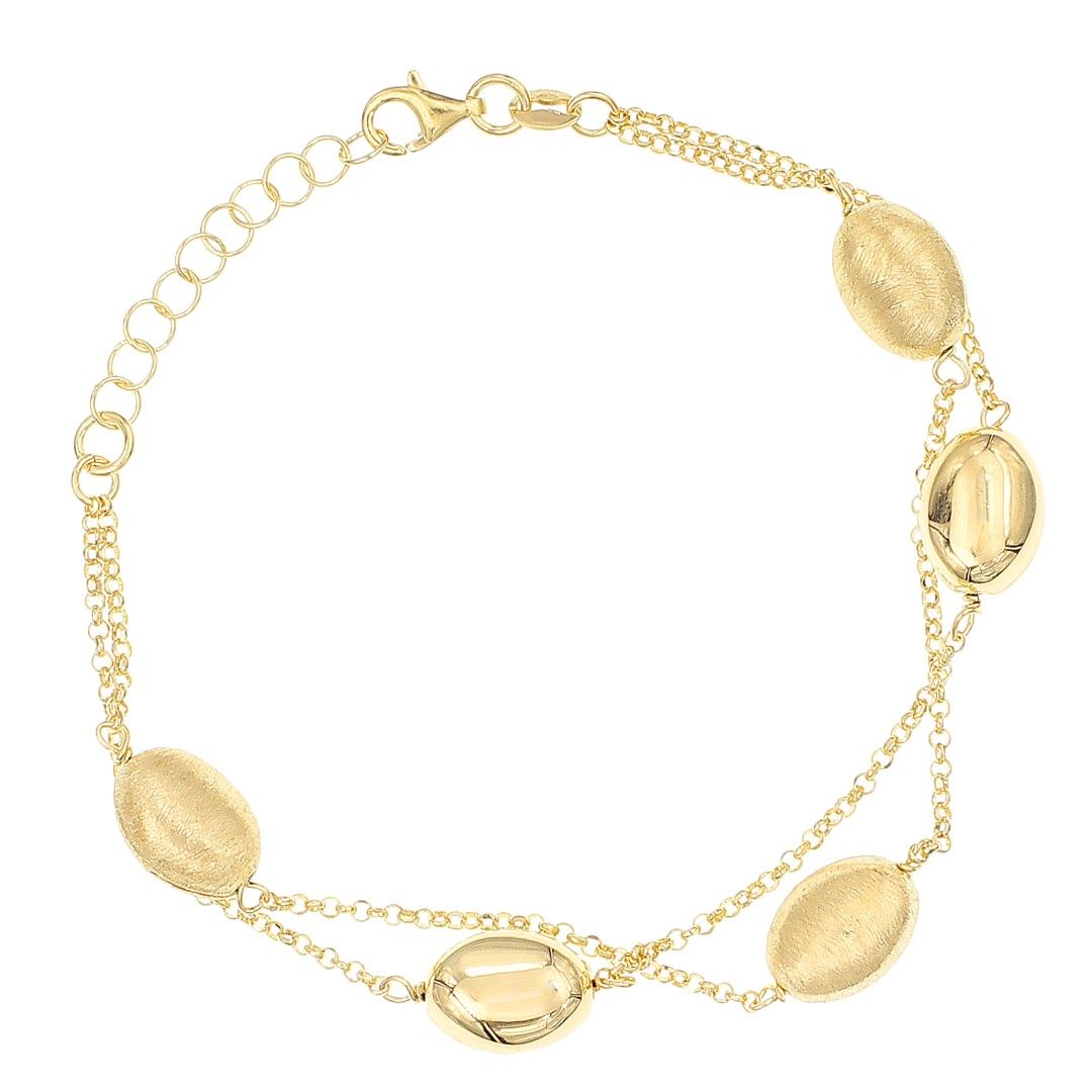 Silvex | B2500224 | BRACCIALI PALLINA OVALE