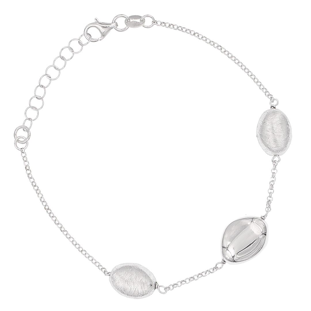 Silvex | B2500226 | BRACCIALI PALLINA OVALE