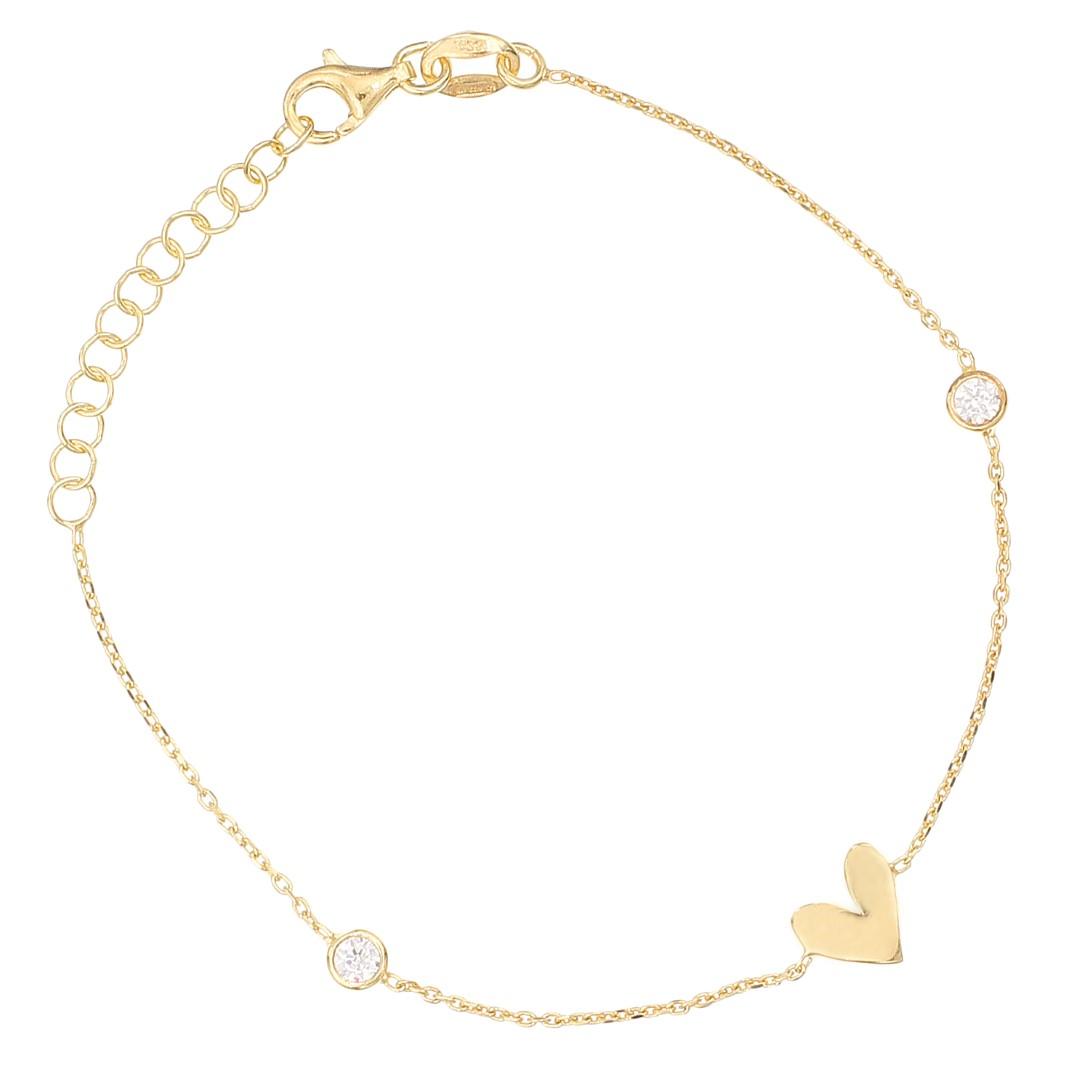 Silvex | B2500238 | BRACCIALI CUORE PUNTI LUCE