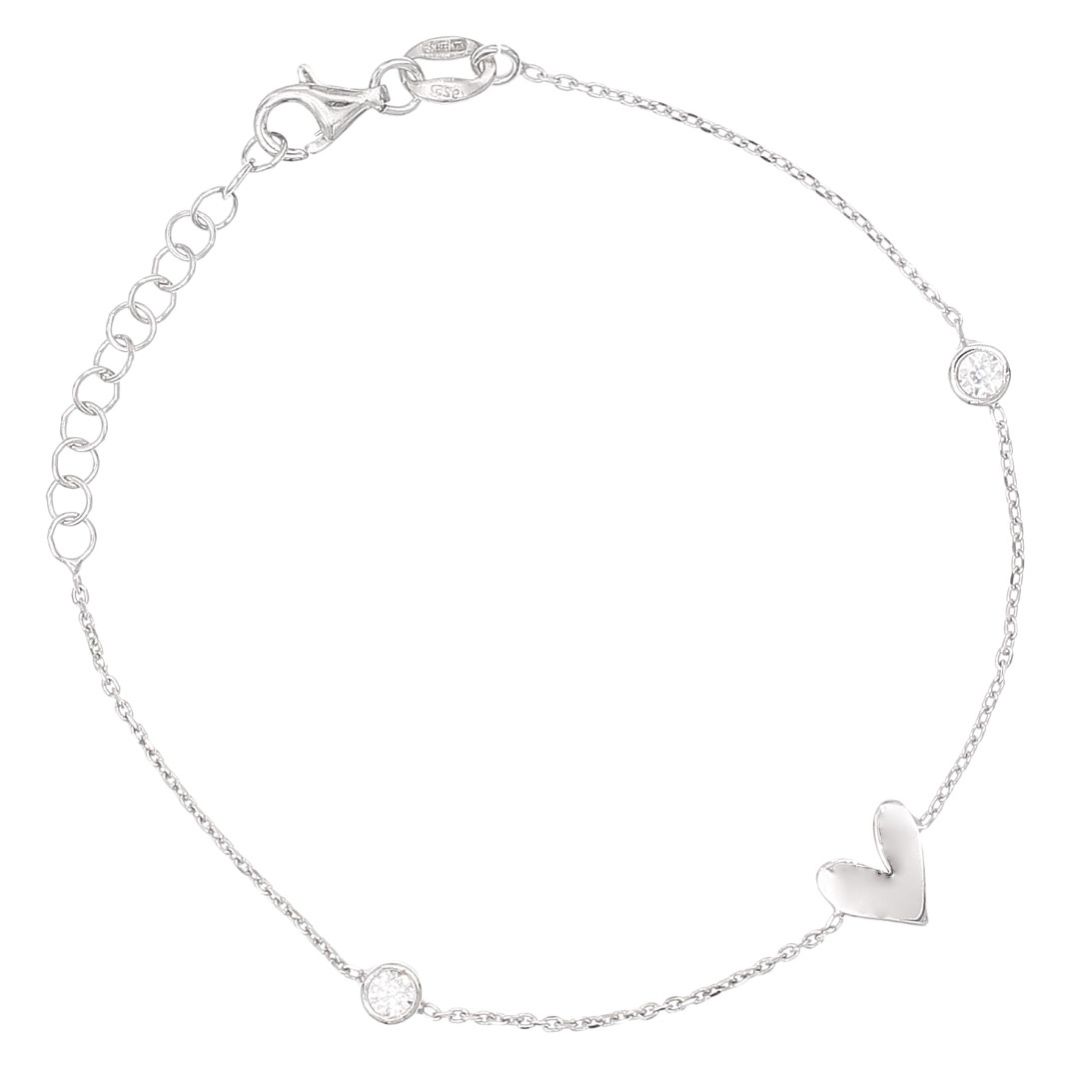Silvex | B2500238 | BRACCIALI CUORE PUNTI LUCE
