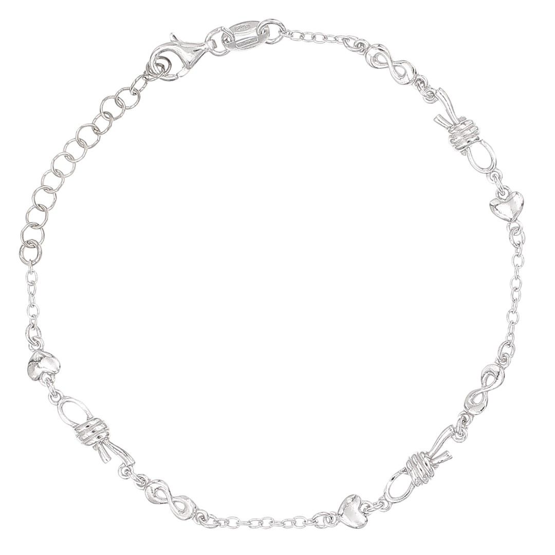 Silvex | B2500247 | BRACCIALI CUORE NODO INFINITO