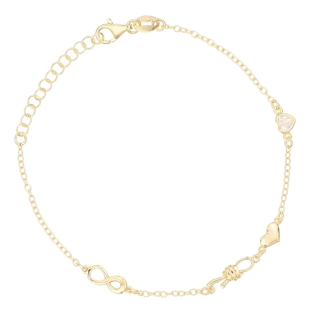 Silvex | B2500258 | BRACCIALI CUORE NODO INFINITO