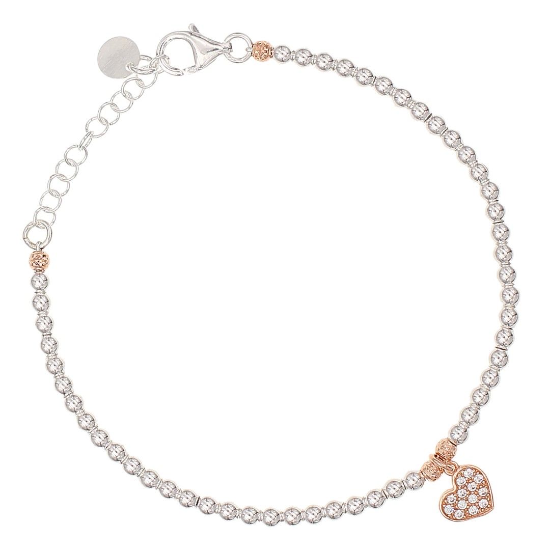 Silvex | B2500439 | BRACCIALI PALLINA CUORE