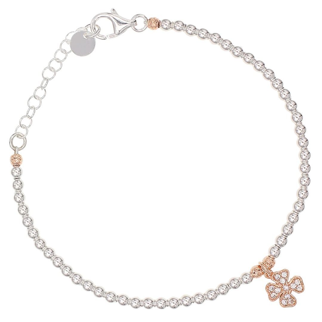 Silvex | B2500441 | BRACCIALI PALLINA QUADRIFOGLIO
