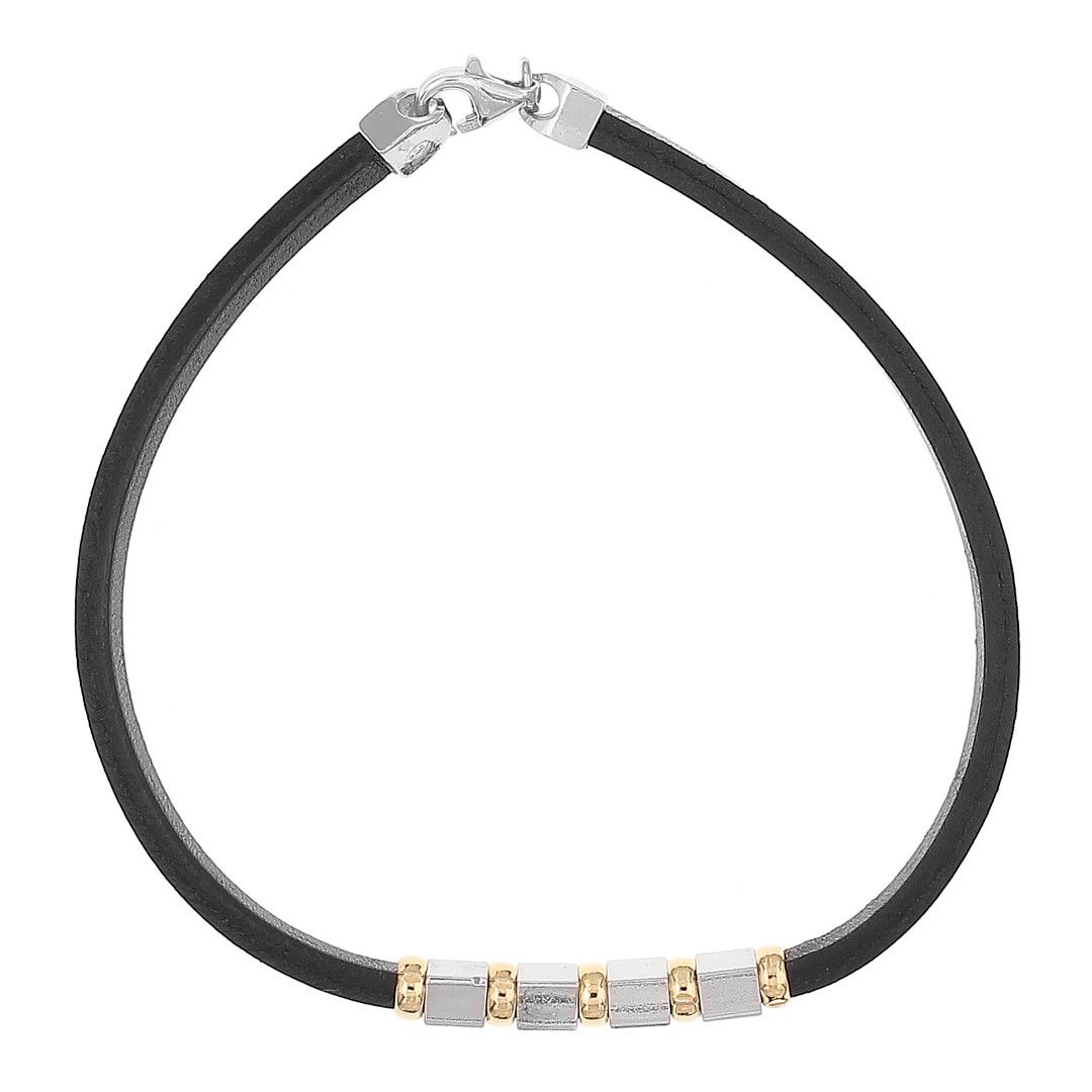 Silvex | B2500818 | BRACCIALI GEOMETRICO CUOIO