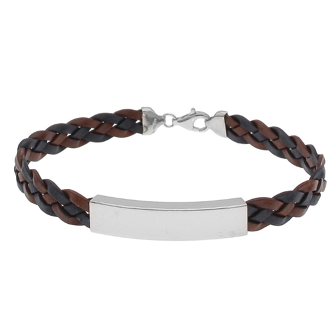 Silvex | B2500819 | BRACCIALI TARGA CUOIO