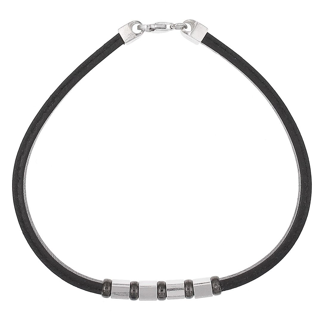 Silvex | B2500821 | BRACCIALI GEOMETRICO CUOIO