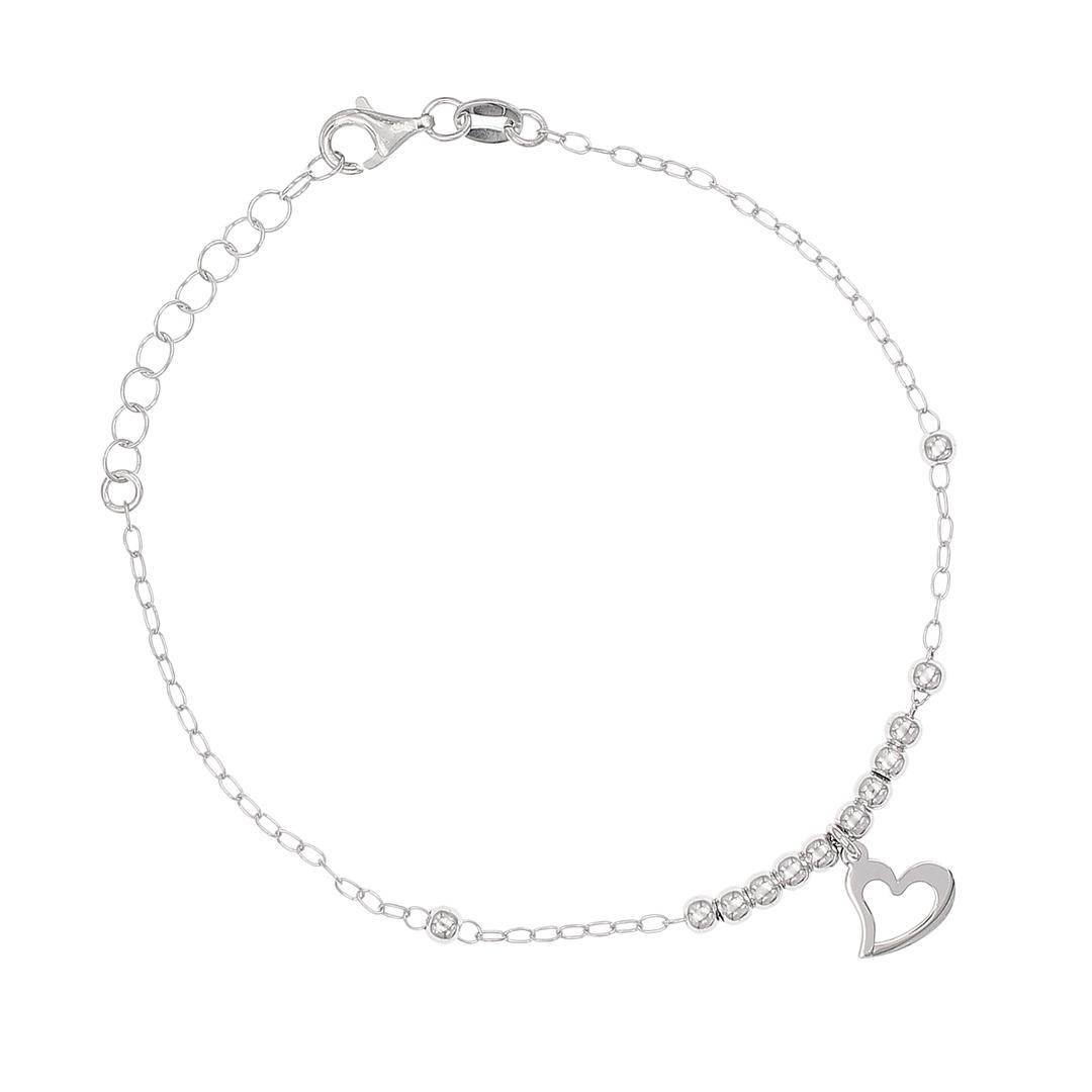 Silvex | B2501251 | BRACCIALI PALLINA CUORE