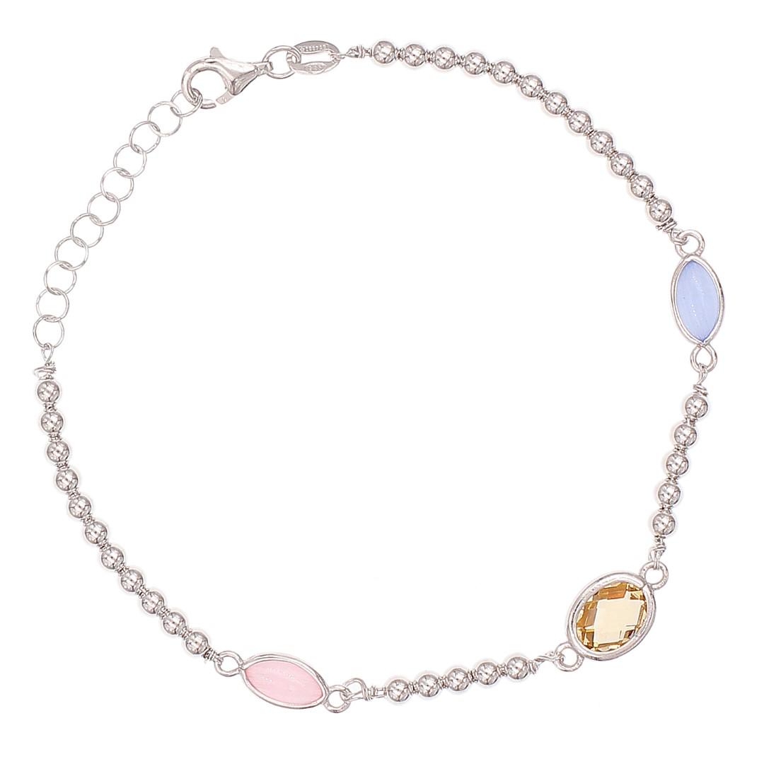Silvex | B2600334 | BRACCIALI PALLINA OVALE