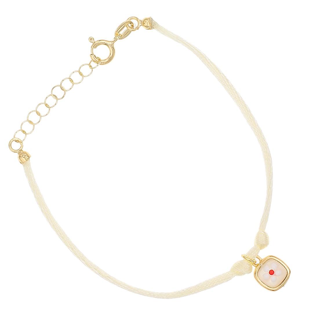 Silvex | B2600417 | BRACCIALI FIORE CORDINO QUADRATO