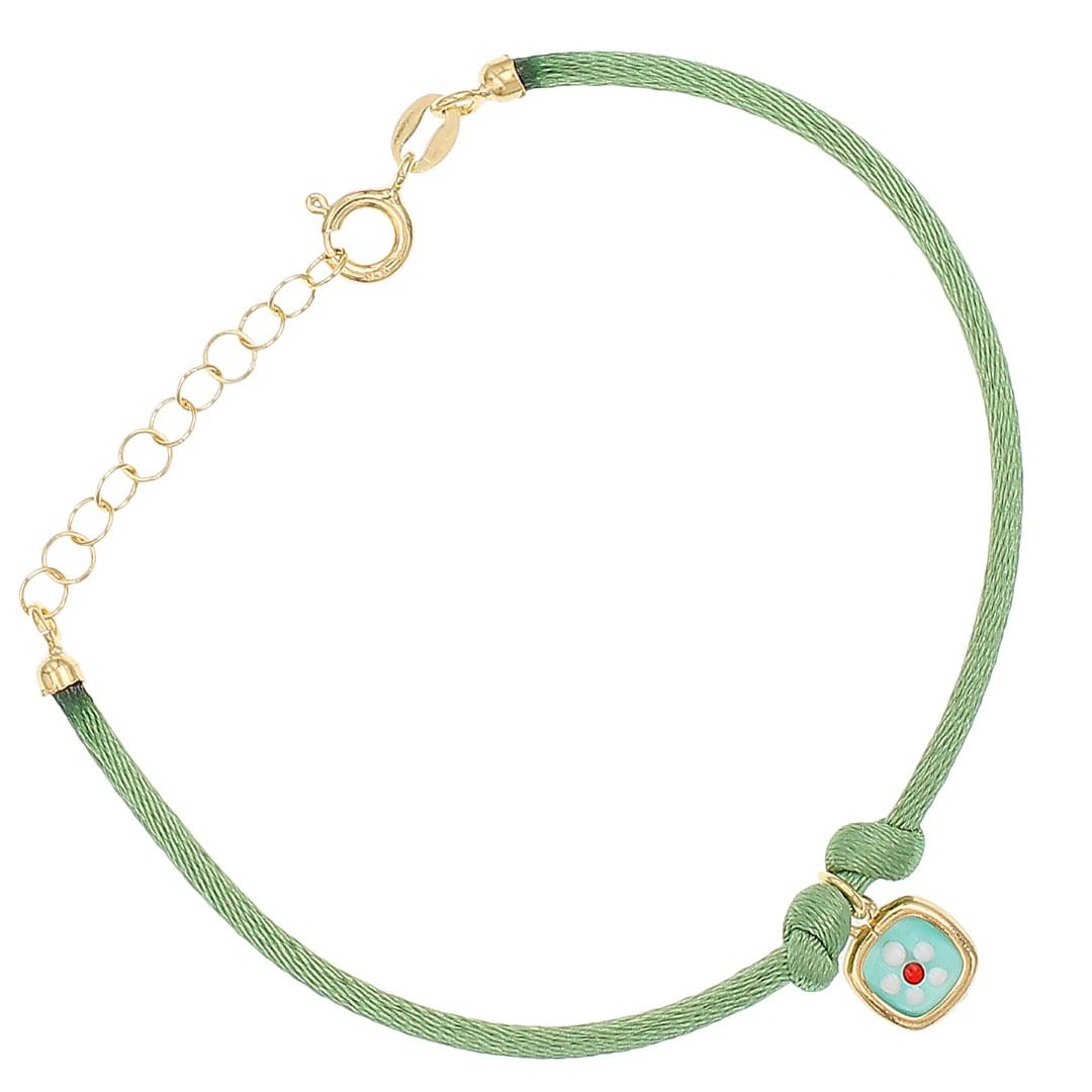 Silvex | B2600418 | BRACCIALI FIORE CORDINO QUADRATO