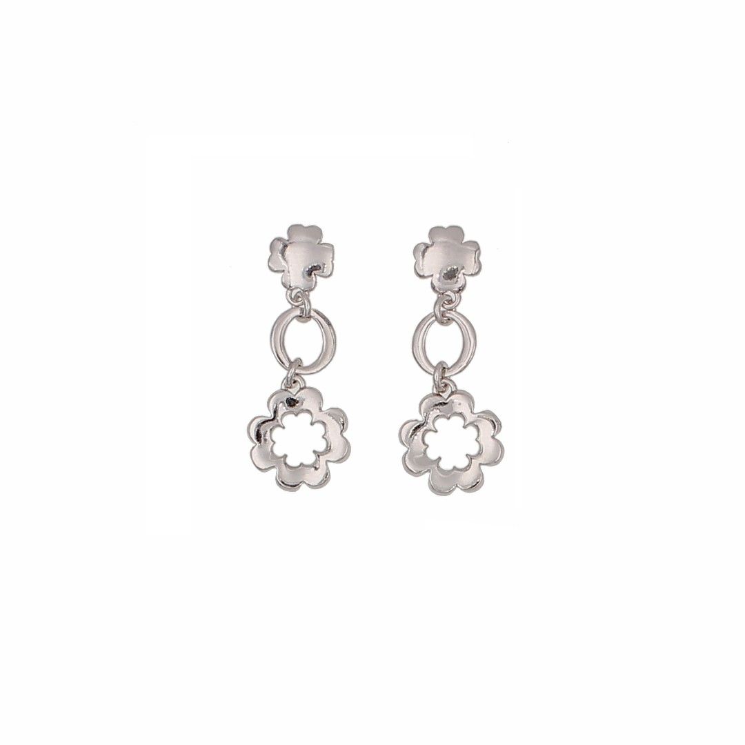 Silvex | E1801681 | ORECCHINI FIORE QUADRIFOGLIO