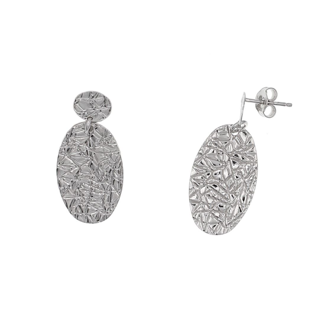 Silvex | E1802056 | ORECCHINI GEOMETRICO OVALE