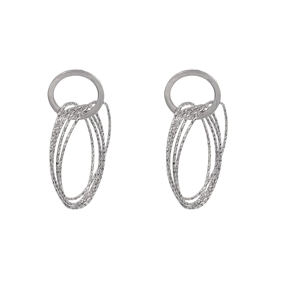 Silvex | E1802210 | ORECCHINI GEOMETRICO OVALE