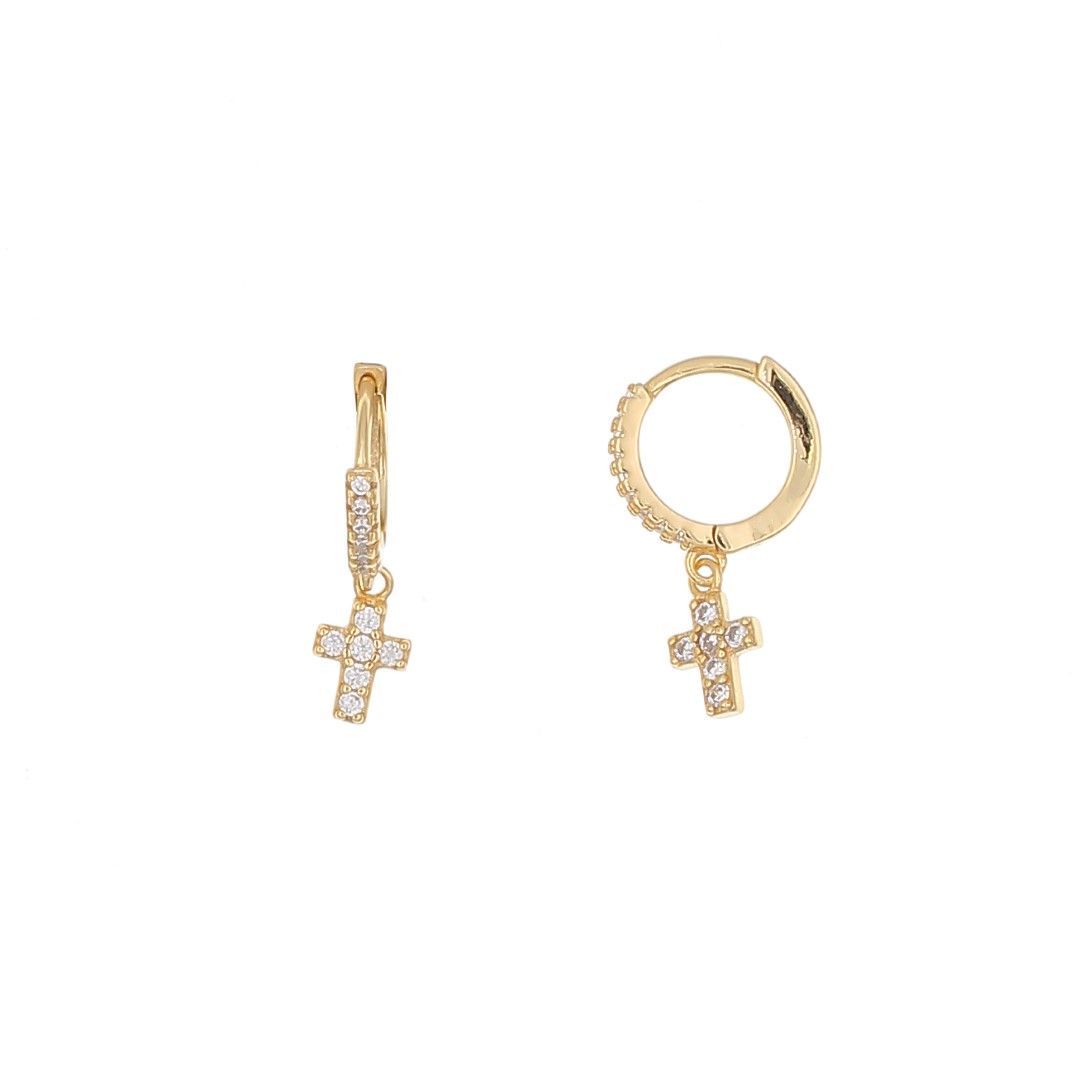 Silvex | E1803364 | ORECCHINI IMPORT CROCE SALISCENDI SCATTINO