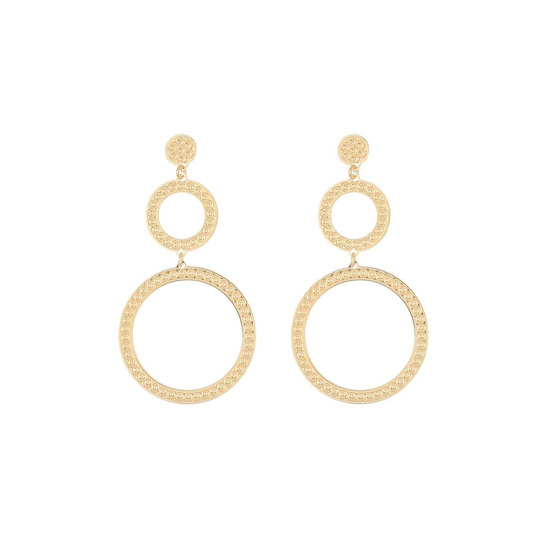 Silvex | E1901967 | EARRINGS GEOMETRIC ROUND