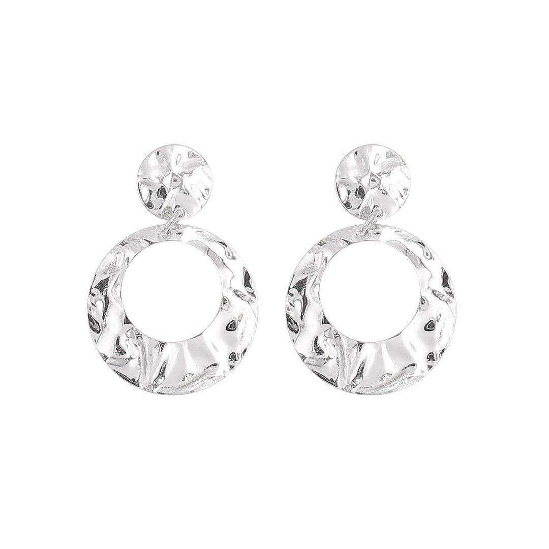 Silvex | E2001054 | ORECCHINI GEOMETRICO TONDO