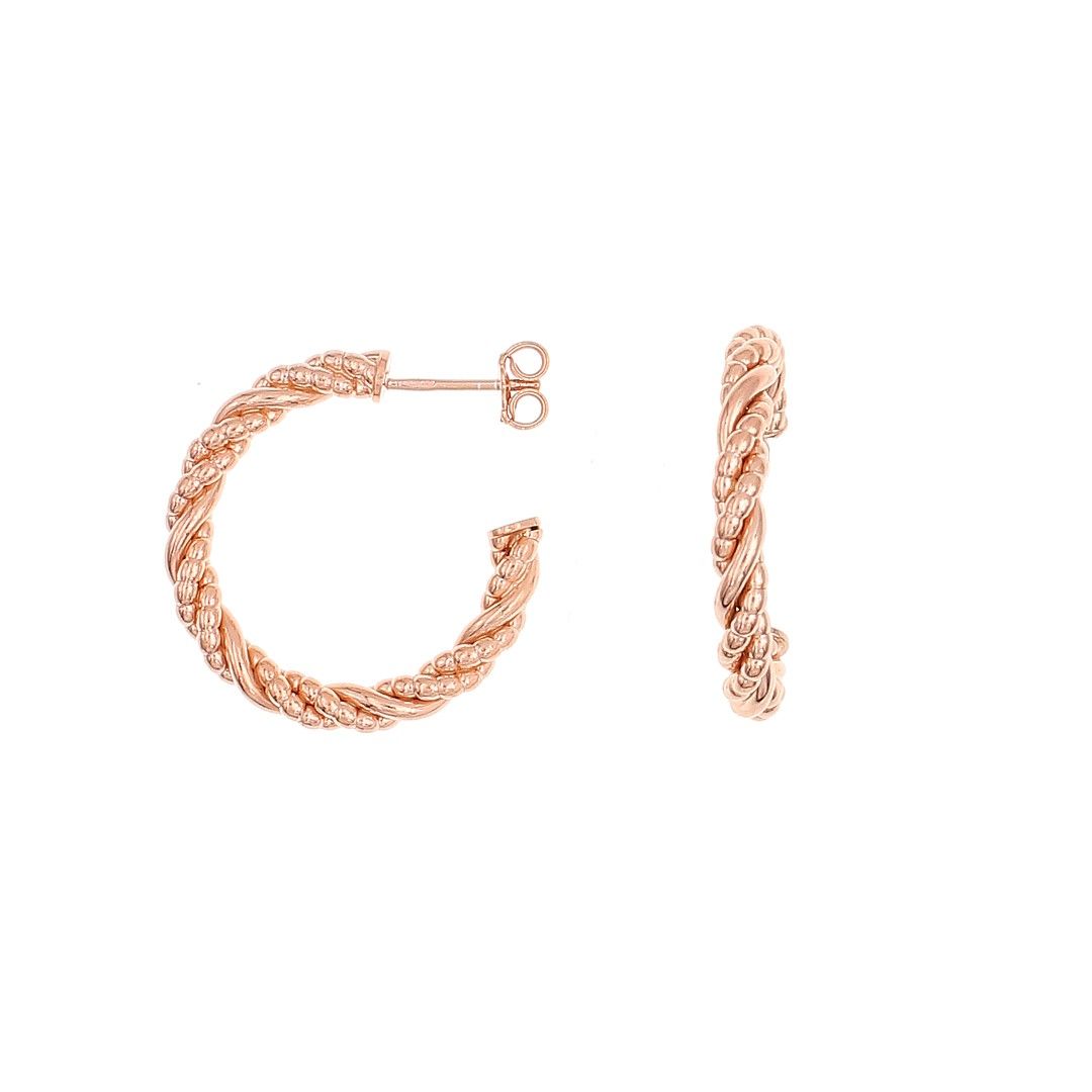 Silvex | E2001489 | ORECCHINI INTRECCIATO CREOLA