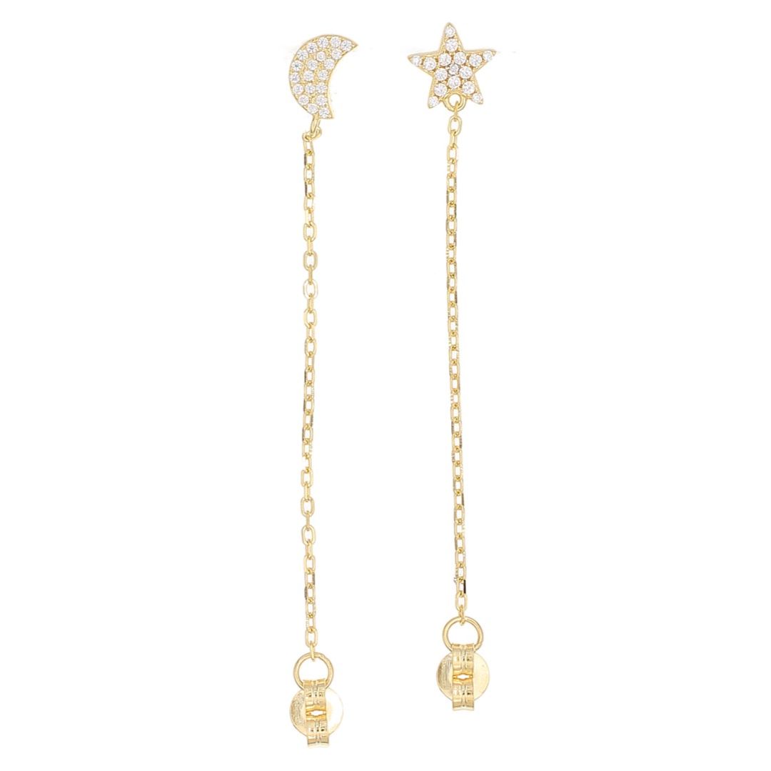 Silvex | E2101017 | ORECCHINI IMPORT STELLA LUNA