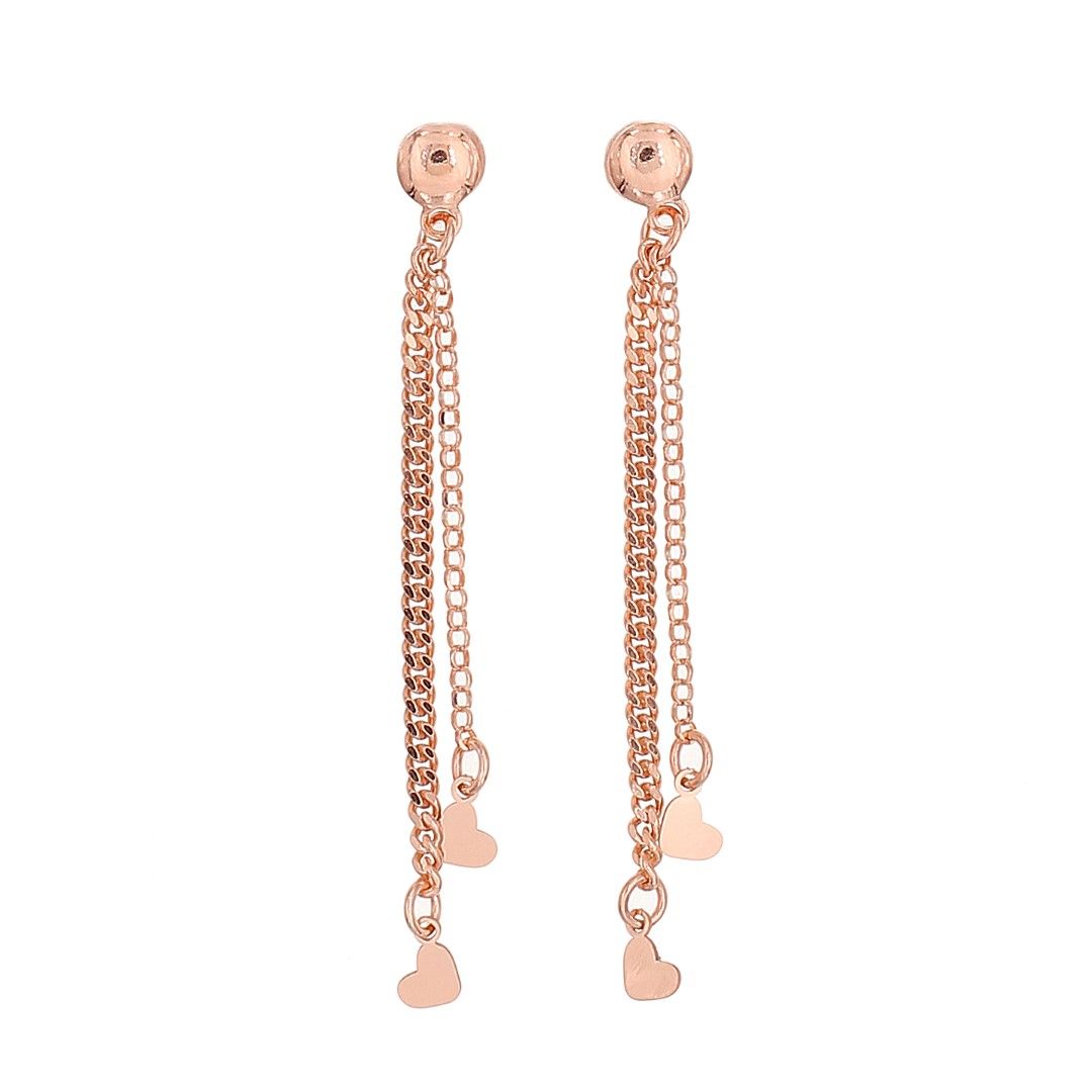 Silvex | E2101570 | ORECCHINI CUORE MULTIFILO