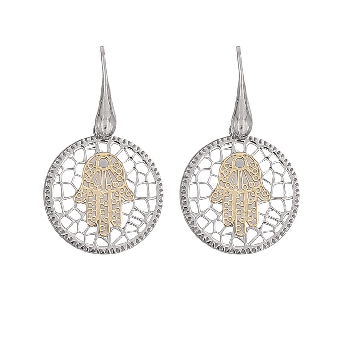 Silvex | E2103223 | ORECCHINI RELIGIOSO MANO DI FATIMA