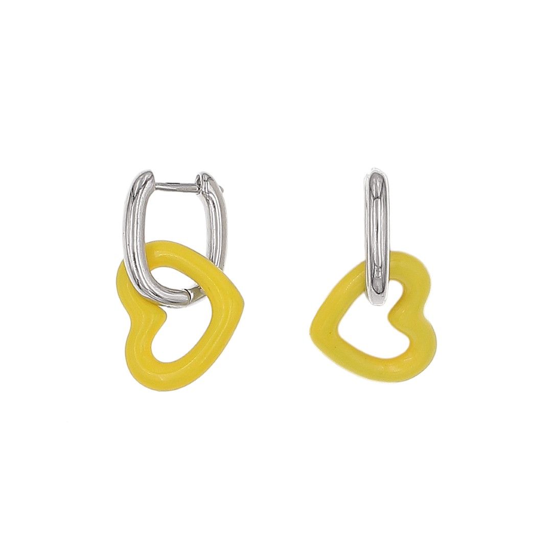 Silvex | E2300853 | ORECCHINI IMPORT CUORE SCATTINO