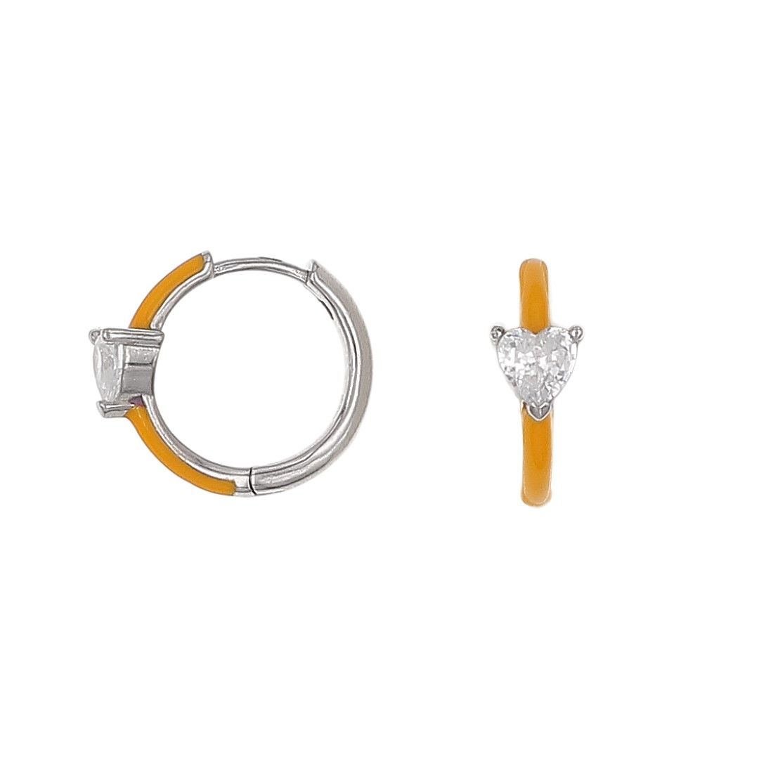 Silvex | E2300857 | ORECCHINI IMPORT CUORE SCATTINO