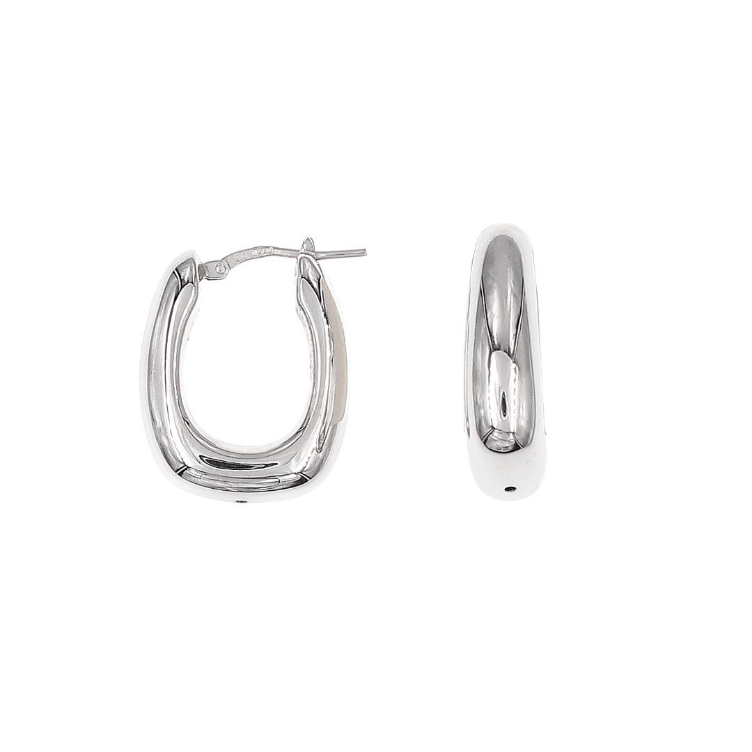 Silvex | E2301595 | ORECCHINI QUADRATO CREOLA