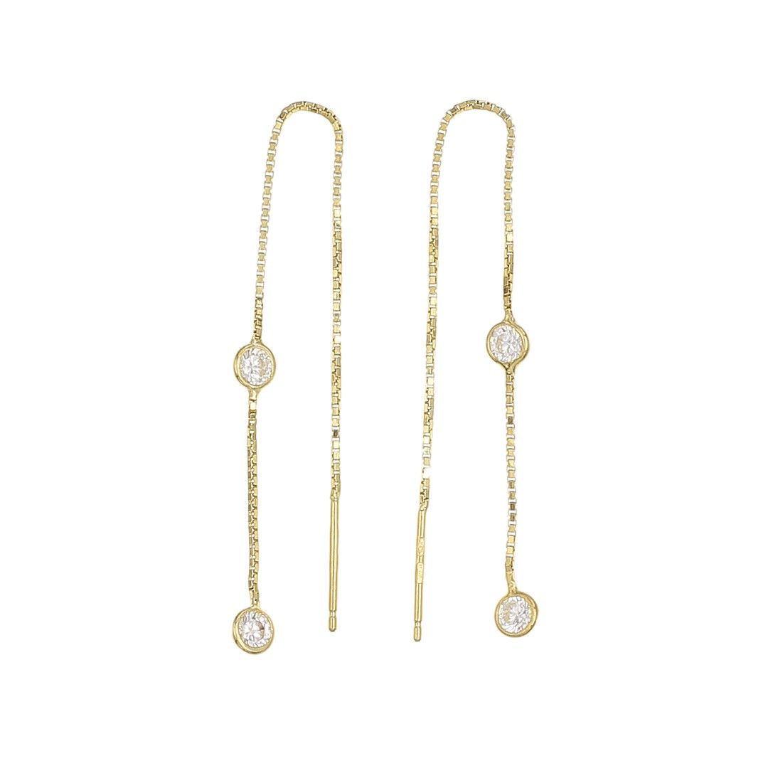 Silvex | E2302807 | ORECCHINI PUNTI LUCE SALISCENDI