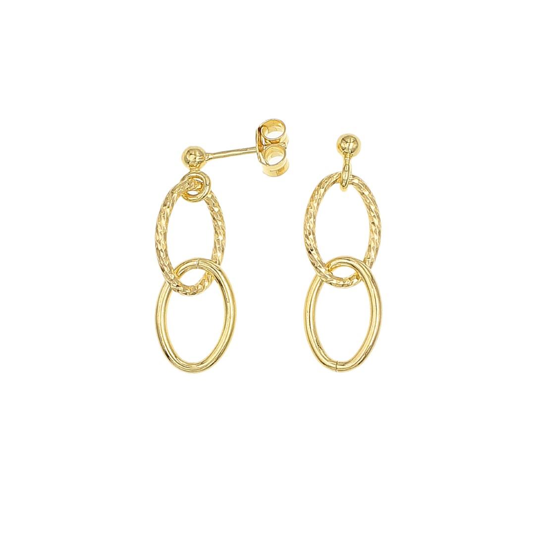 Silvex | E2302858 | EARRINGS LINK OVAL