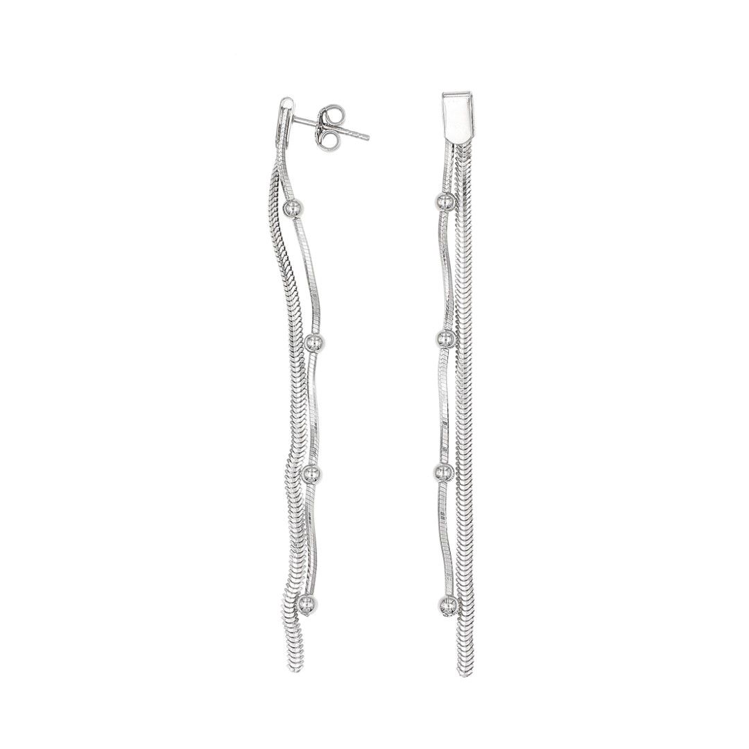 Silvex | E2400357 | ORECCHINI MULTIFILO FRANGIA