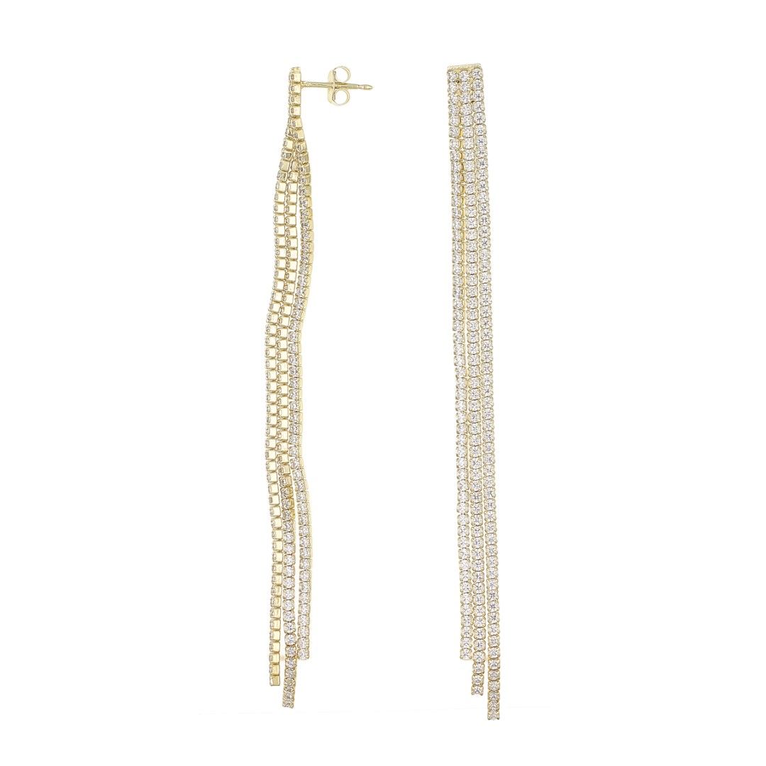 Silvex | E2400643 | ORECCHINI IMPORT TENNIS FRANGIA