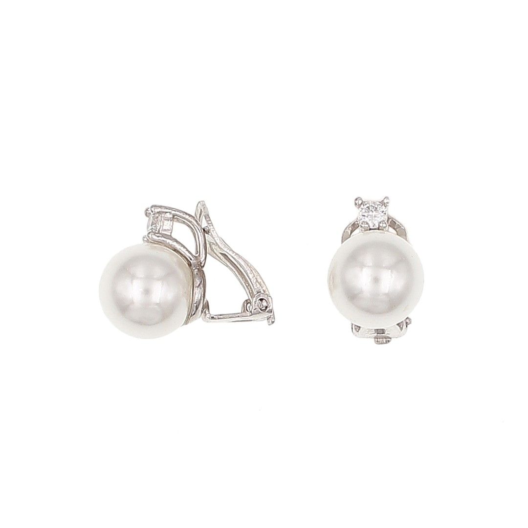 Silvex | E2401079 | EARRINGS SINGLE STONE CLIP