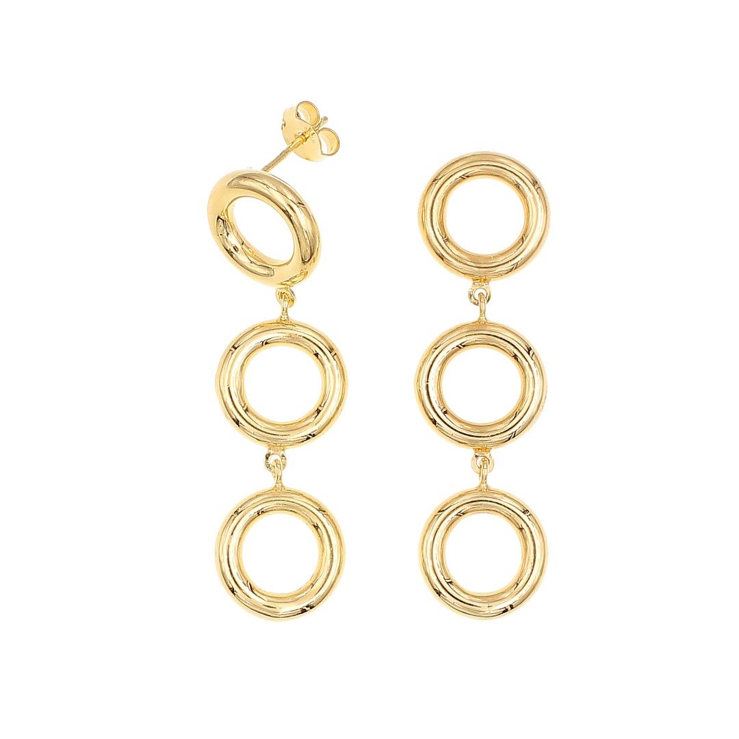 Silvex | E2401400 | ORECCHINI GEOMETRICO TONDO