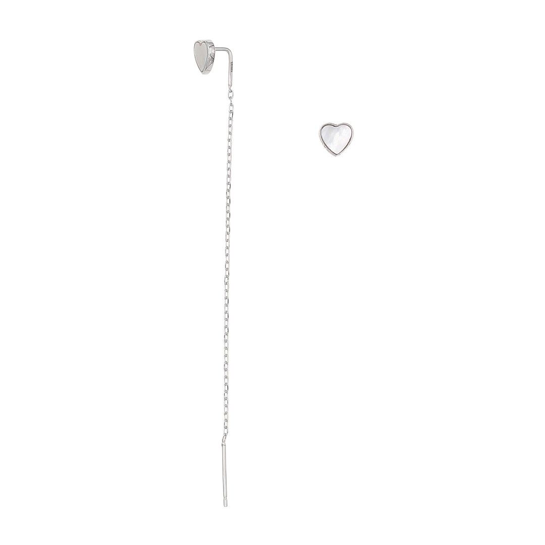 Silvex | E2500508 | ORECCHINI IMPORT CUORE SALISCENDI